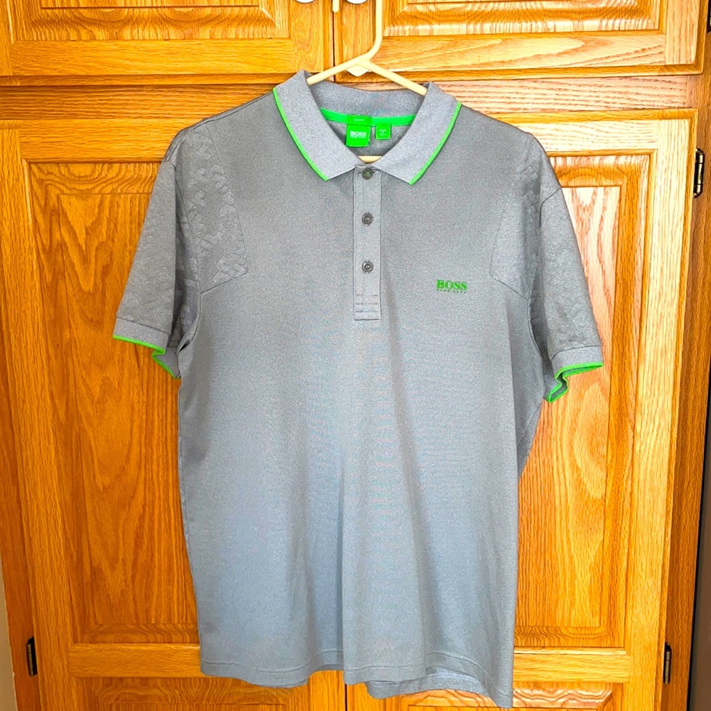 Hugo Boss Green Golf Polo